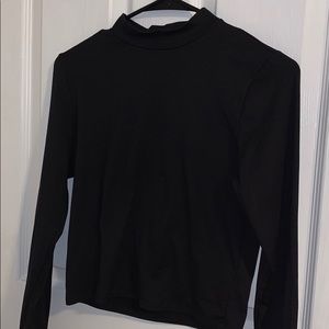 High neck long sleeve